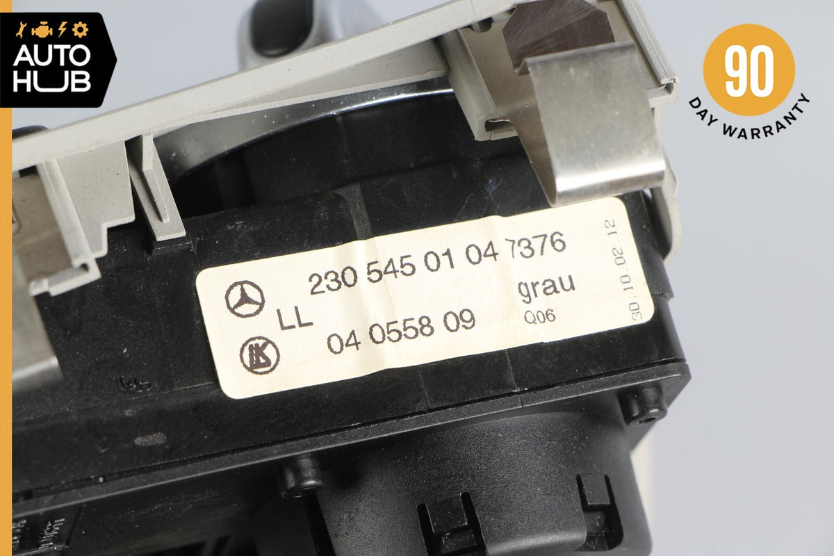 03-12 Mercedes R230 SL500 SL550 SL55 AMG Headlight Control Switch Gray OEM - photo 11