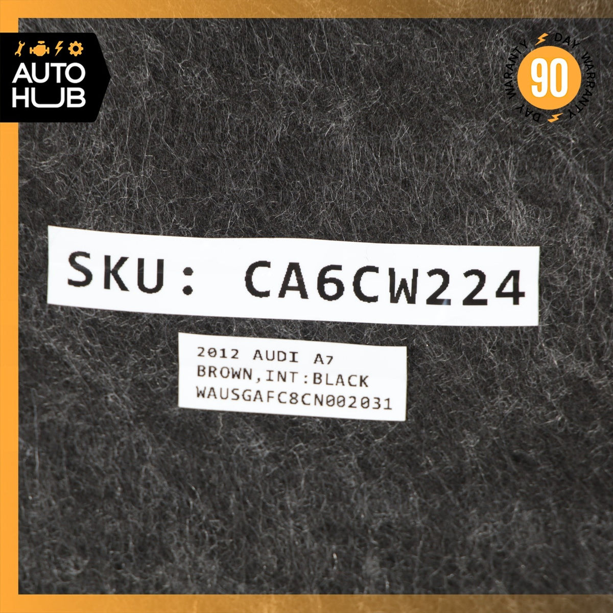 12-18 Audi 4G8 A7 S7 Front Right Passenger Door Panel Cover Trim Black Wood OEM - photo 20