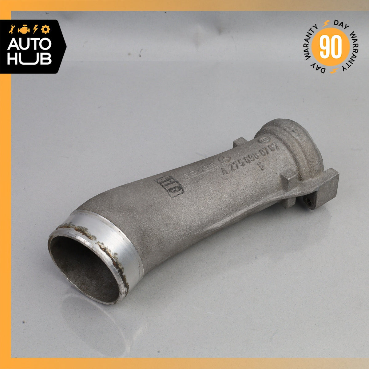 03-12 Mercedes W215 CL600 S600 Turbocharger Hose Pipe Left 2750980707 OEM - photo 1