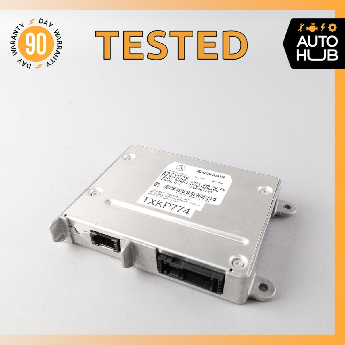 06-12 Mercedes W164 ML63 E350 Communication Control Module 2198202626 OEM - photo 1