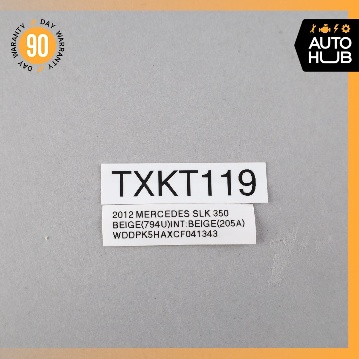 12-16 Mercedes R172 SLK350 SLK250 Right Side Upper Seat Cushion Beige OEM 30k - photo 20