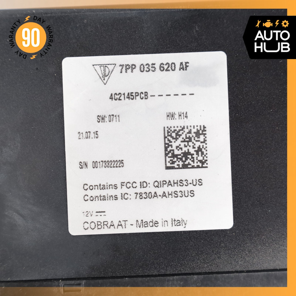 15-18 Porsche Cayenne 958 Navigation Command Module Unit 7PP035620AF OEM - photo 7