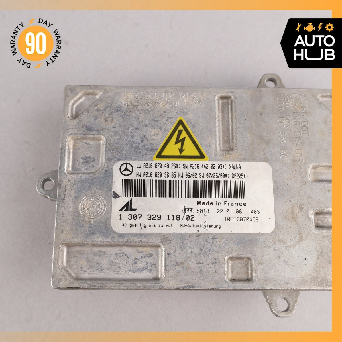 07-10 Mercedes W221 S550 Headlight Lamp Xenon Control Module OEM - photo 8
