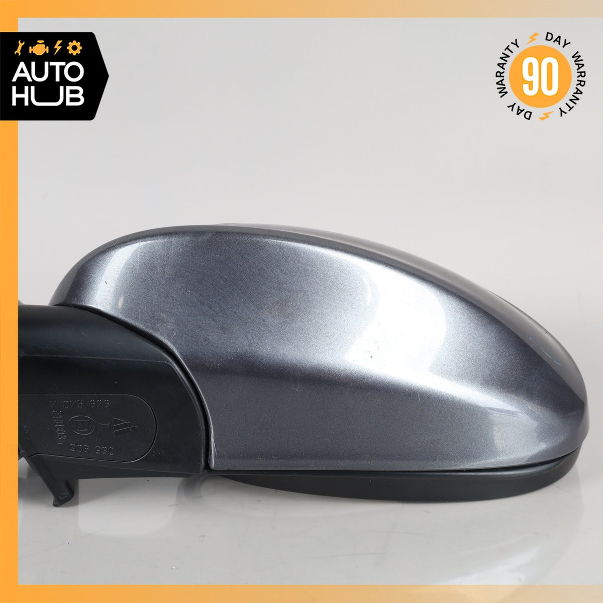 BMW E90 328i 335i Left Side Exterior Door Mirror Gray OEM 67k - photo 7