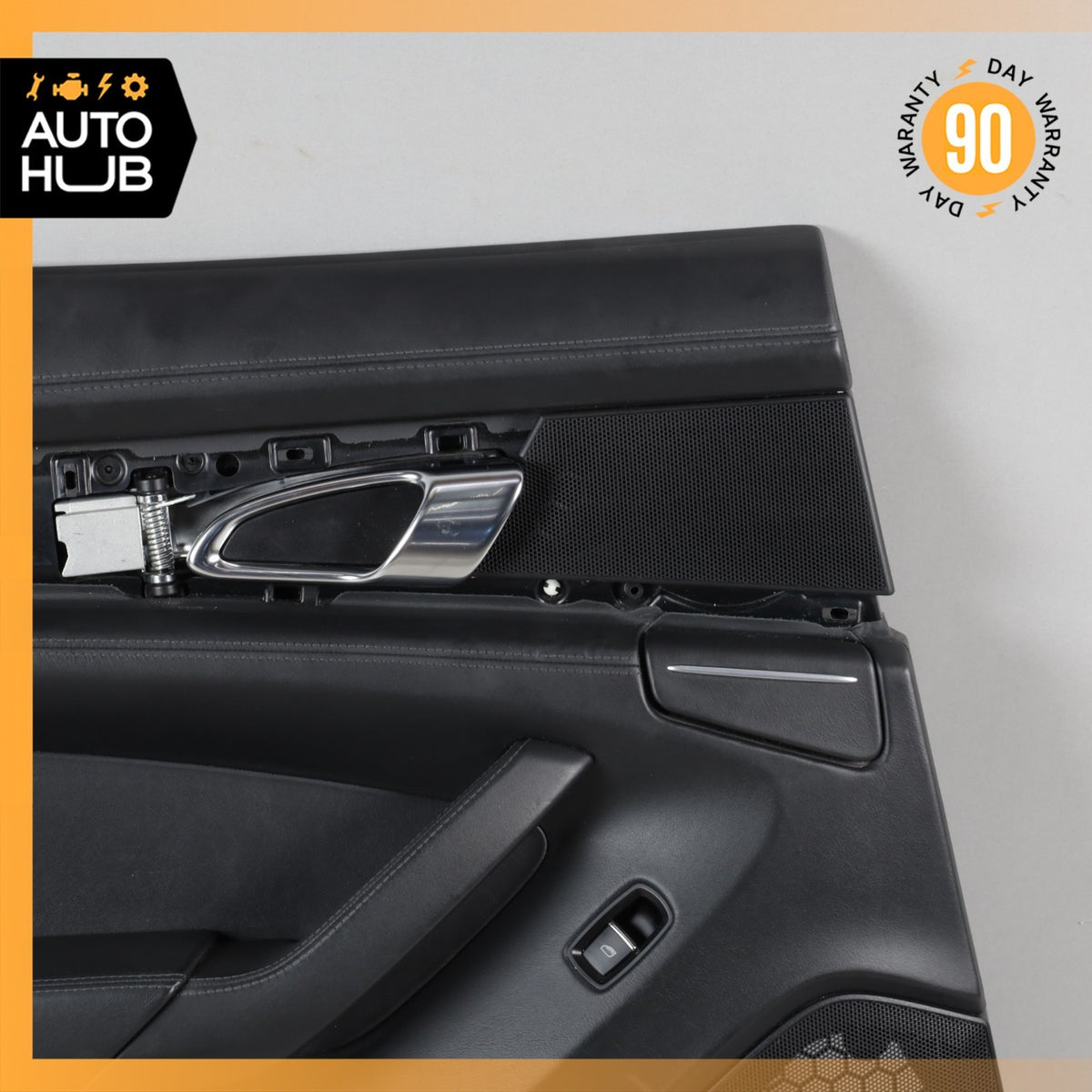 10-16 Porsche Panamera 970 S Rear Left Side Interior Door Panel Leather OEM 70k - photo 2