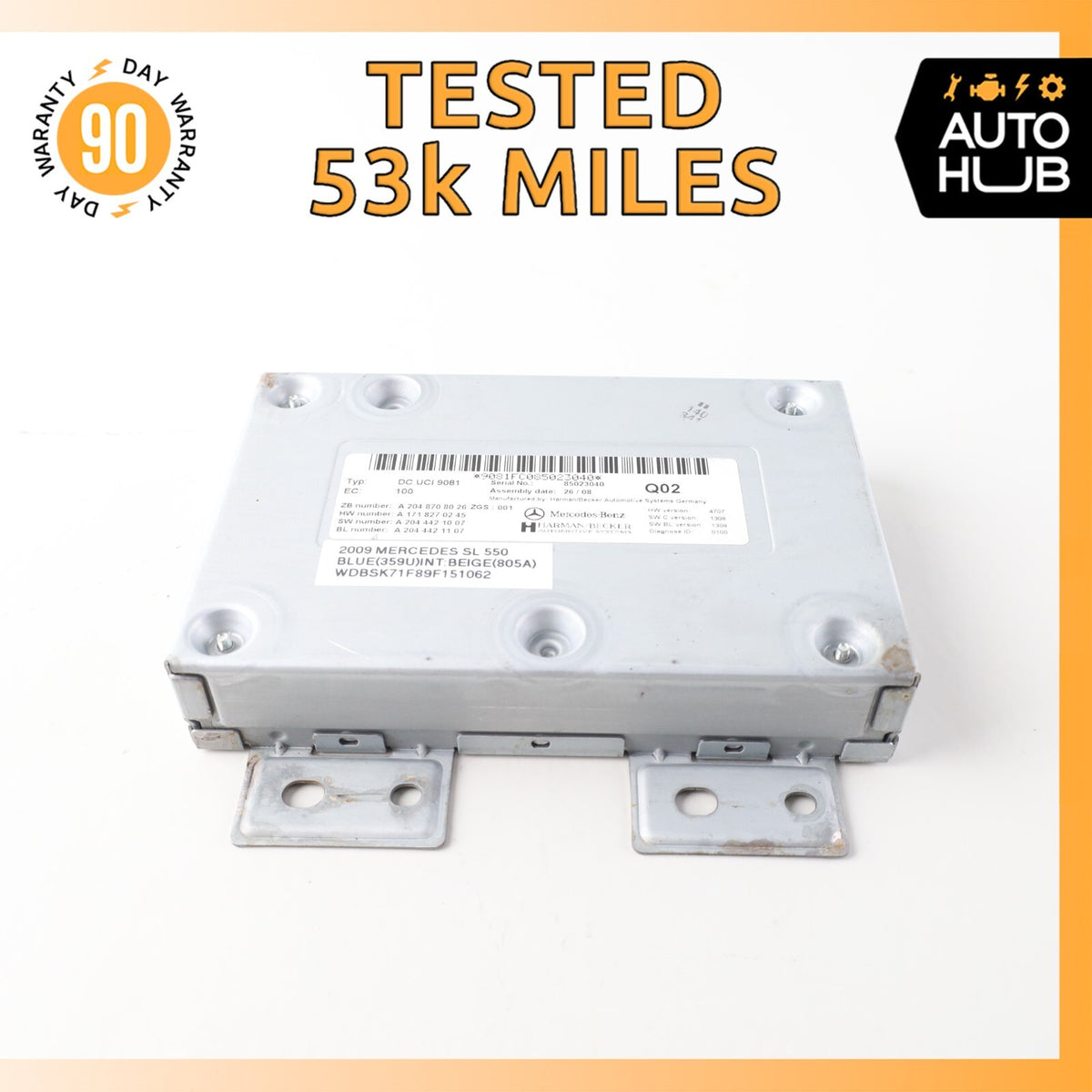 Mercedes R230 SL550 S400 Communication Interface Module 2048708026 OEM 53k - photo 1