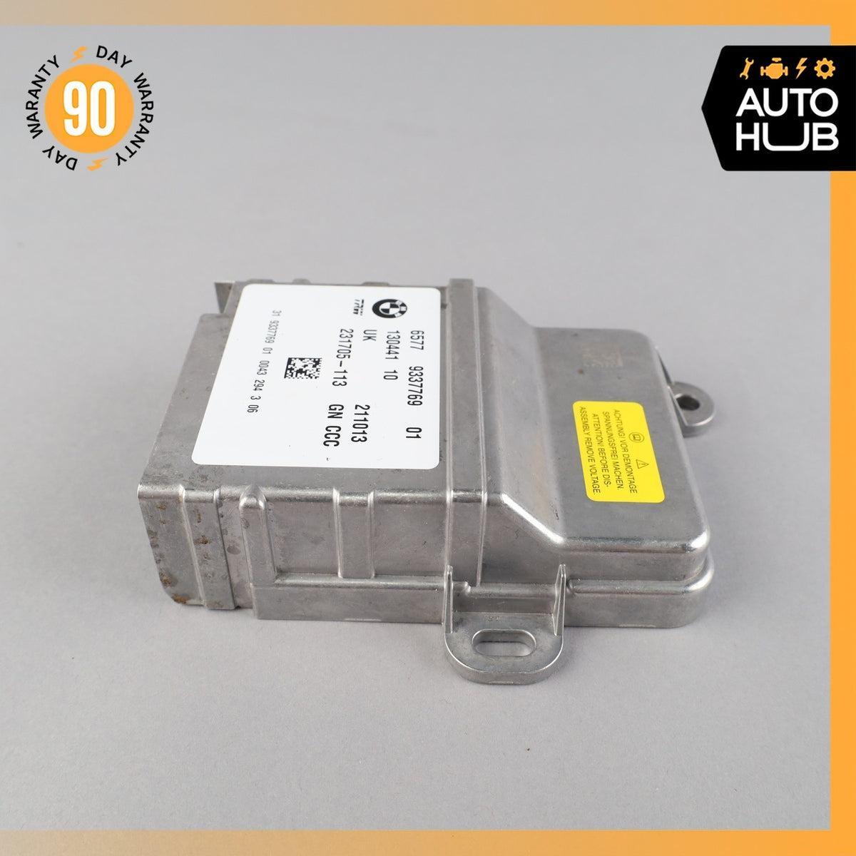 14-19 BMW i3 I01 I8 I12 X1 Mini Airbag Air Bag Sensor SRS Control Module OEM 43k - photo 3