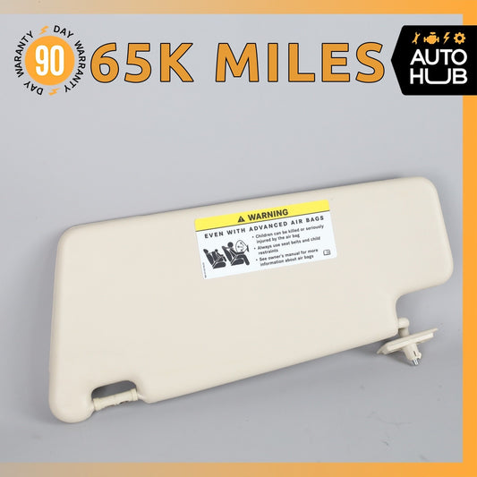 07-12 Mercedes R230 SL550 SL55 Right Passenger Side Sun Visor Shade Beige OEM - photo 1