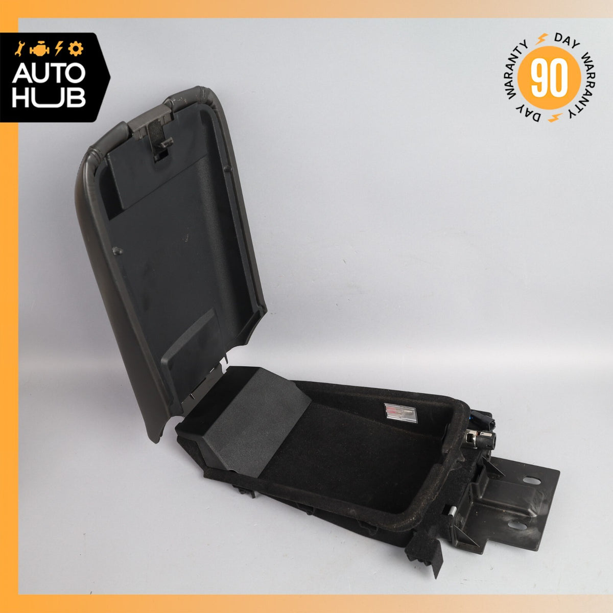 04-06 Cadillac XLR Center Console Arm Rest Armrest Storage Black OEM - photo 8