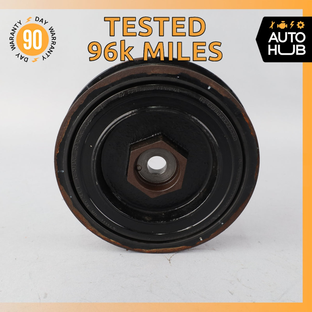 Bentley Continental GT Engine Motor Crankshaft Pulley Vibration Damper OEM 96k - photo 1