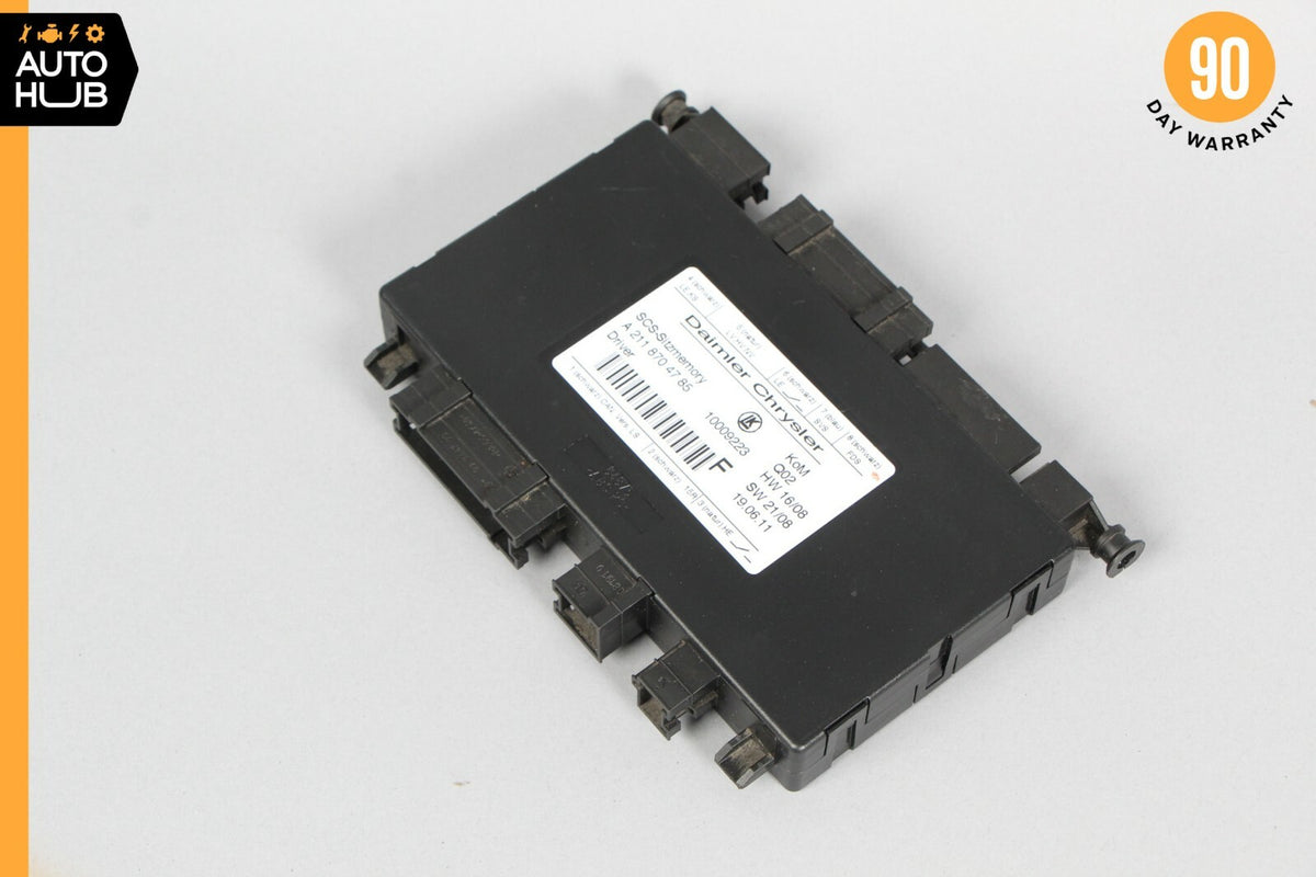 03-12 Mercedes W211 E350 CLS500 Seat Control Module Front Left 2118704785 OEM - photo 2