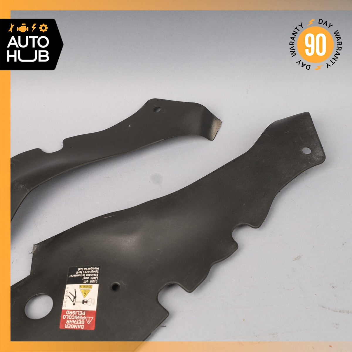 03-08 Mercedes R230 SL500 SL55 AMG Upper Radiator Support Top Cover Set of 2 OEM - photo 4