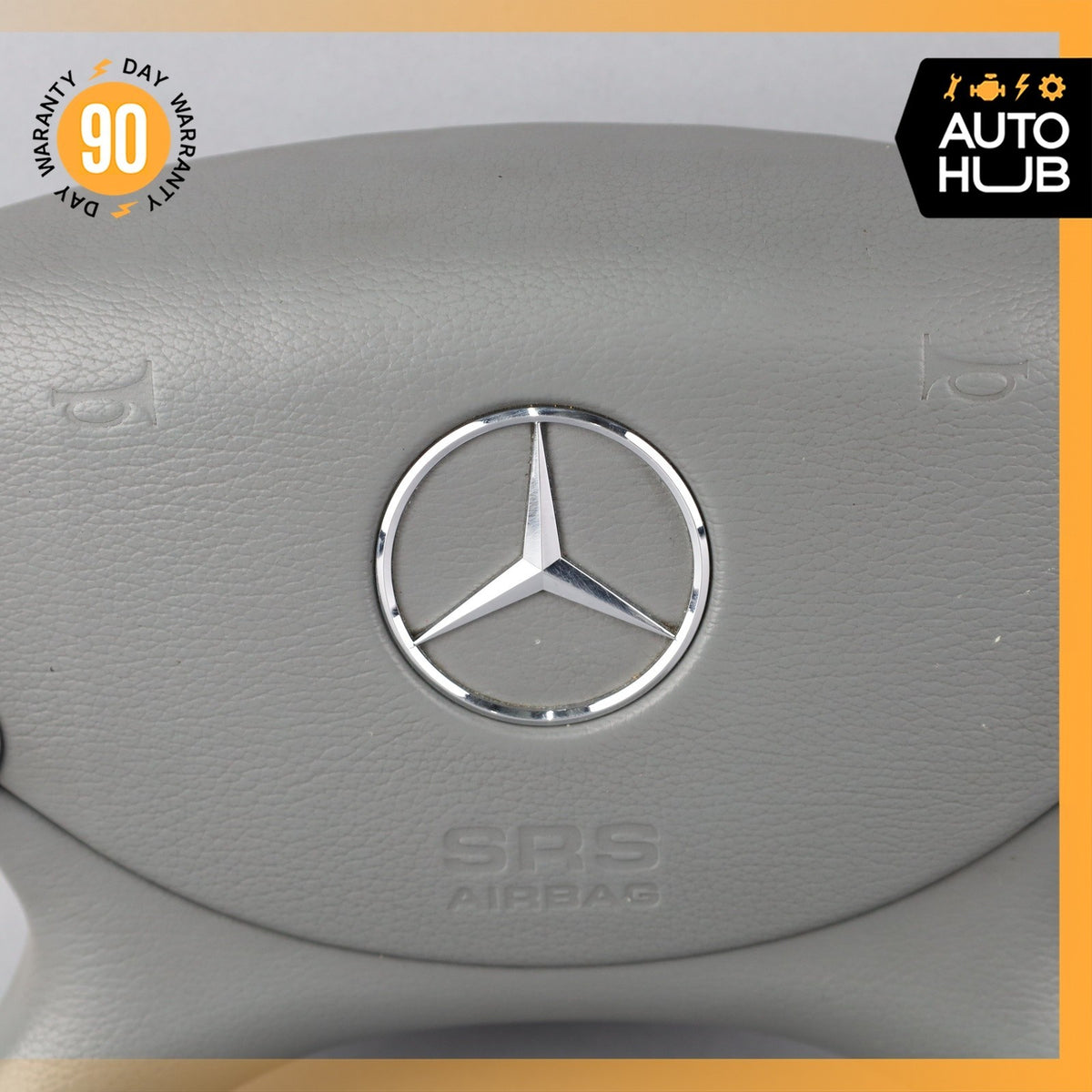 Mercedes R230 SL500 SL55 AMG CLK500 E350 Steering Wheel Airbag Air Bag Gray OEM - photo 3