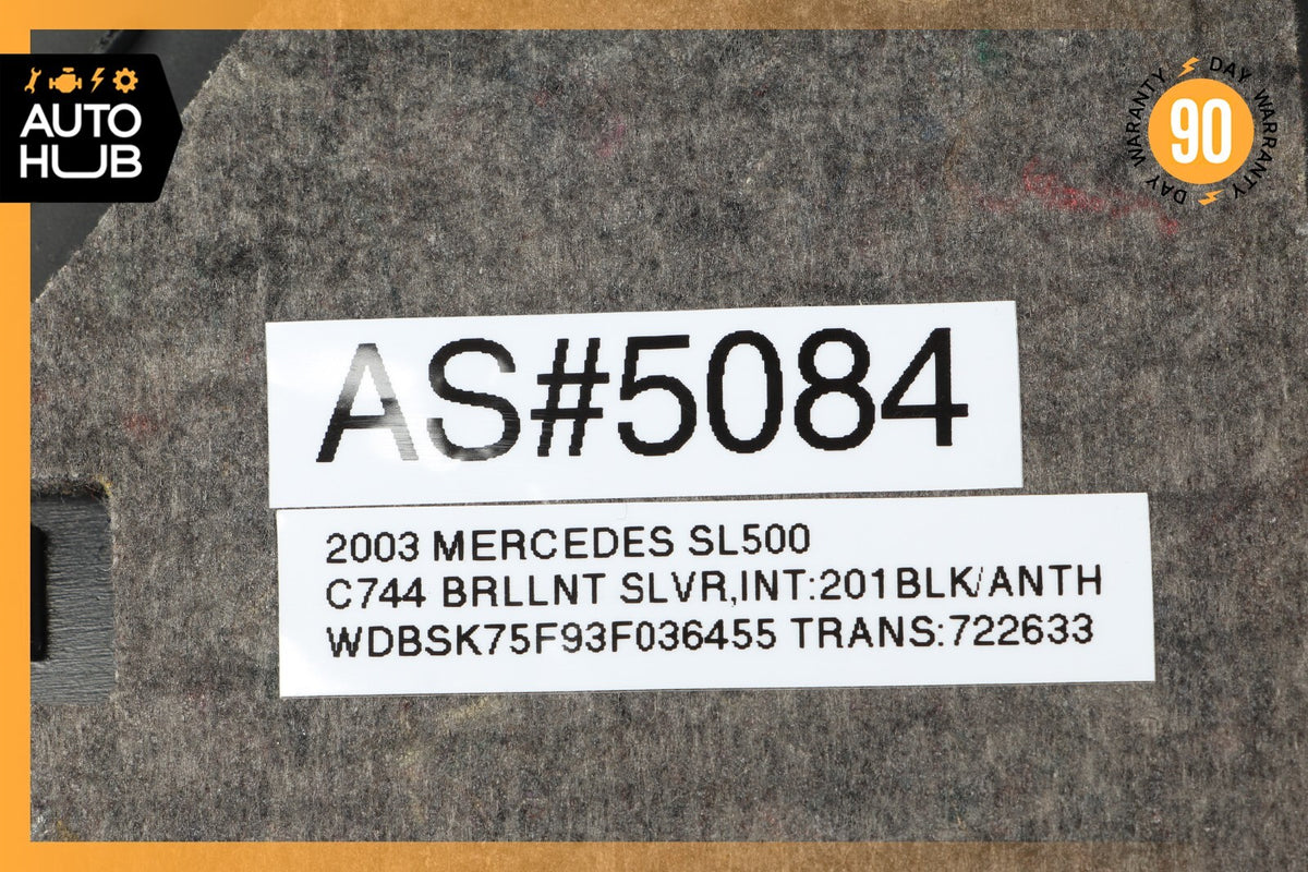 03-06 Mercedes R230 SL500 SL55 Left Side Dashboard Dash Trim Panel Cover OEM - photo 12