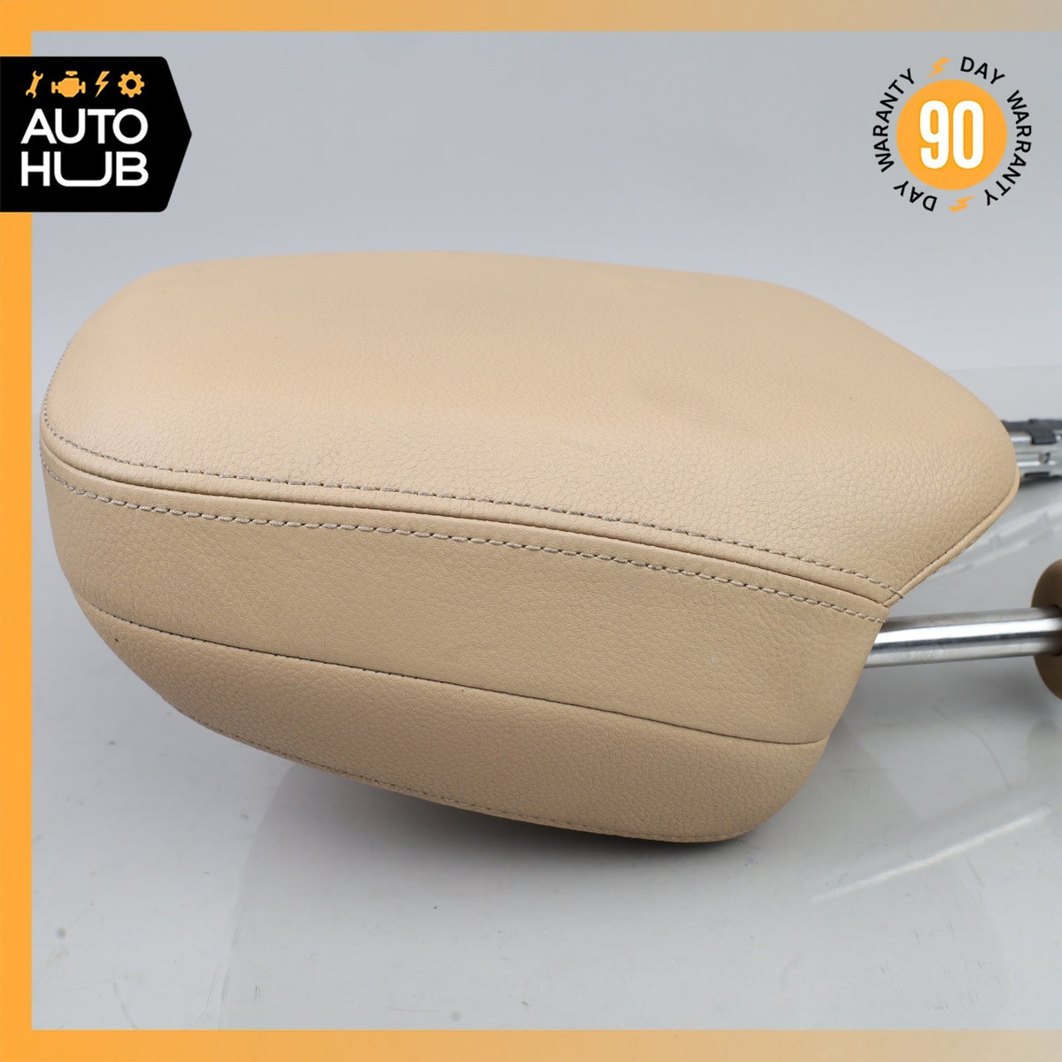 11-14 Porsche Cayenne 958 Hybrid S Front Left Side Headrest Head Rest Beige OEM - photo 11