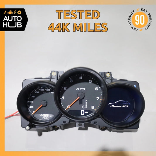 17-18 Porsche Macan 95B GTS Instrument Speedometer Cluster Black OEM 44k - photo 1