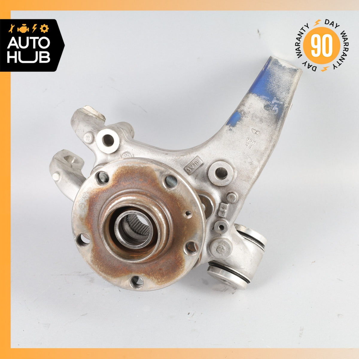 07-12 Bentley Continental GTC Rear Left Side Spindle Knuckle Hub OEM 59k - photo 5