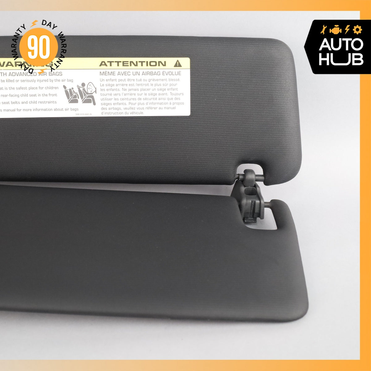 11-14 Porsche Cayenne 958 Hybrid S Sun Visor Sunvisor Front Left Driver Side OEM - photo 8