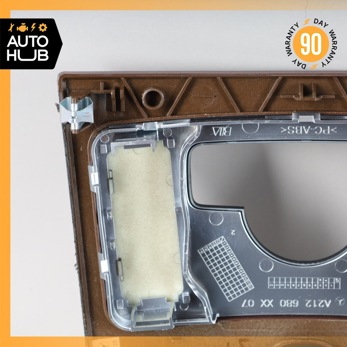 10-13 Mercedes W212 E400 E350 E550 Center Console Switch Trim Bezel Wood OEM - photo 8
