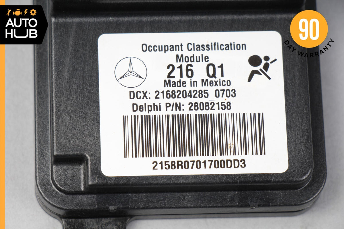 07-10 Mercedes W216 CL600 CL63 AMG Seat Occupancy Module Right Passenger OEM - photo 10