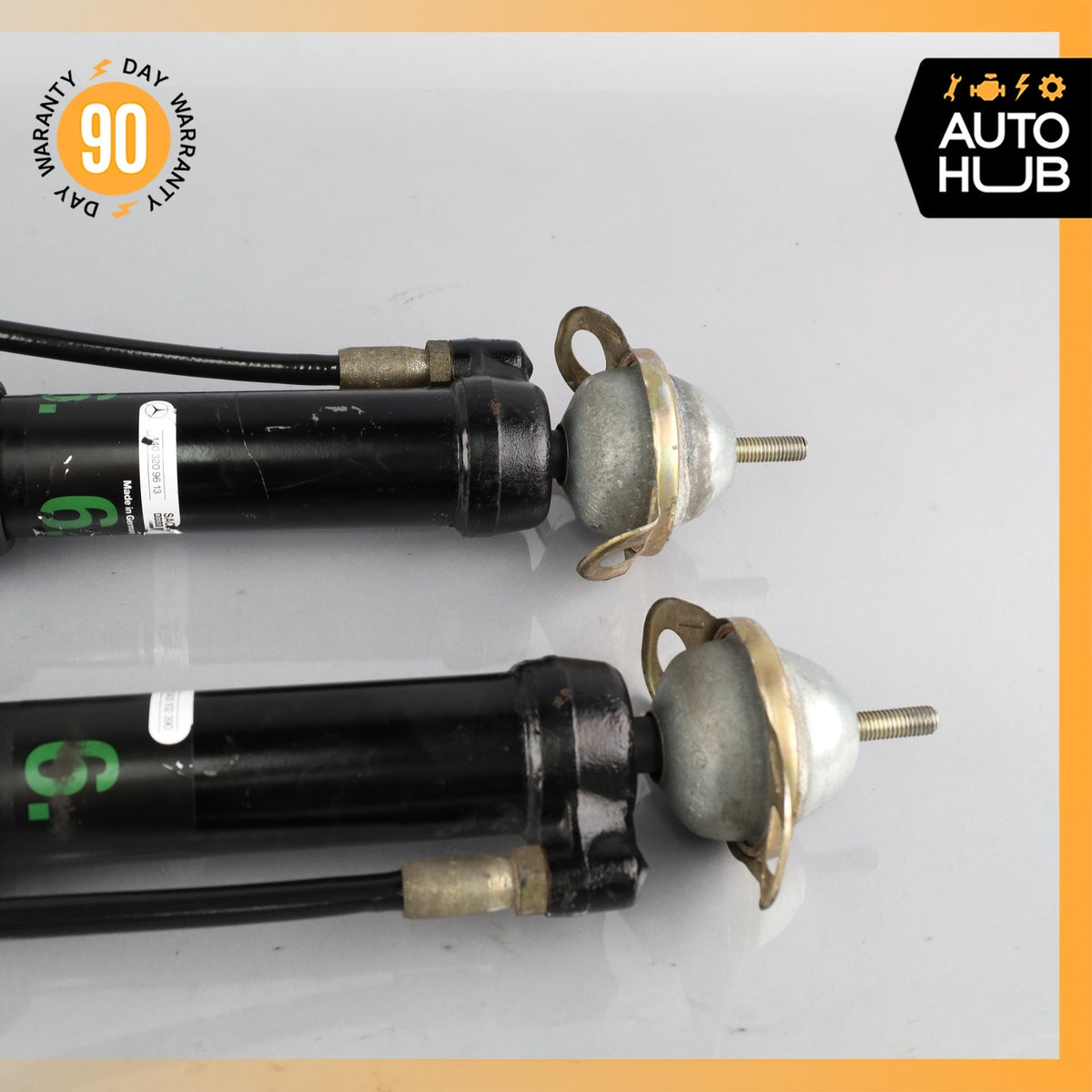 92-99 Mercedes W140 CL600 S500 Rear Left & Right Hydraulic Shock Strut Set OEM - photo 10