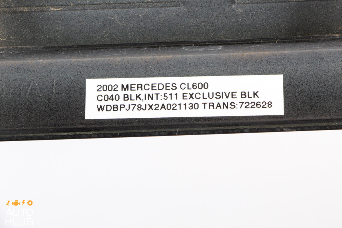 00-06 Mercedes W215 CL600 CL55 Rear Left Quarter Panel Moulding Trim Black OEM - photo 9