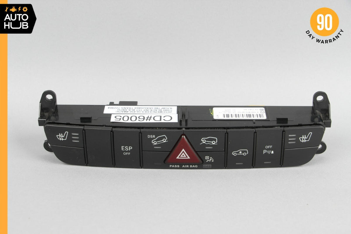 06-12 Mercedes X164 GL450 ML550 Hazard Control Switch Panel 1648709210 OEM - photo 1