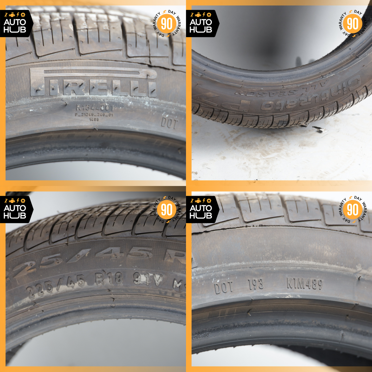 225/45R18 Pirelli Cinturato P7 All Season Run Flat 225 45 18' 91V Tire Set of 2 - photo 17