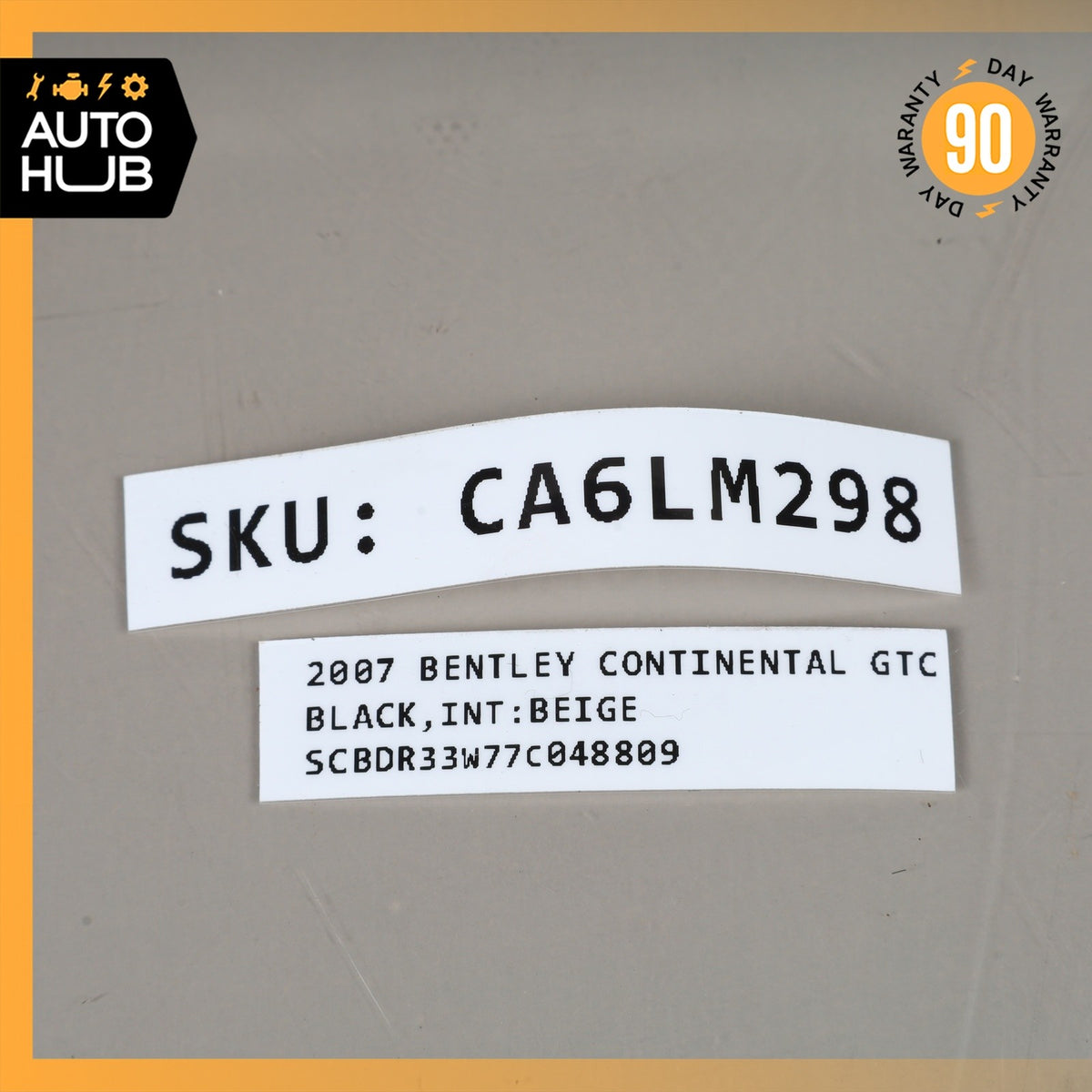 03-18 Bentley Continental GTC GT Left Side Sun Visor Shade Sunvisor OEM 40k - photo 15