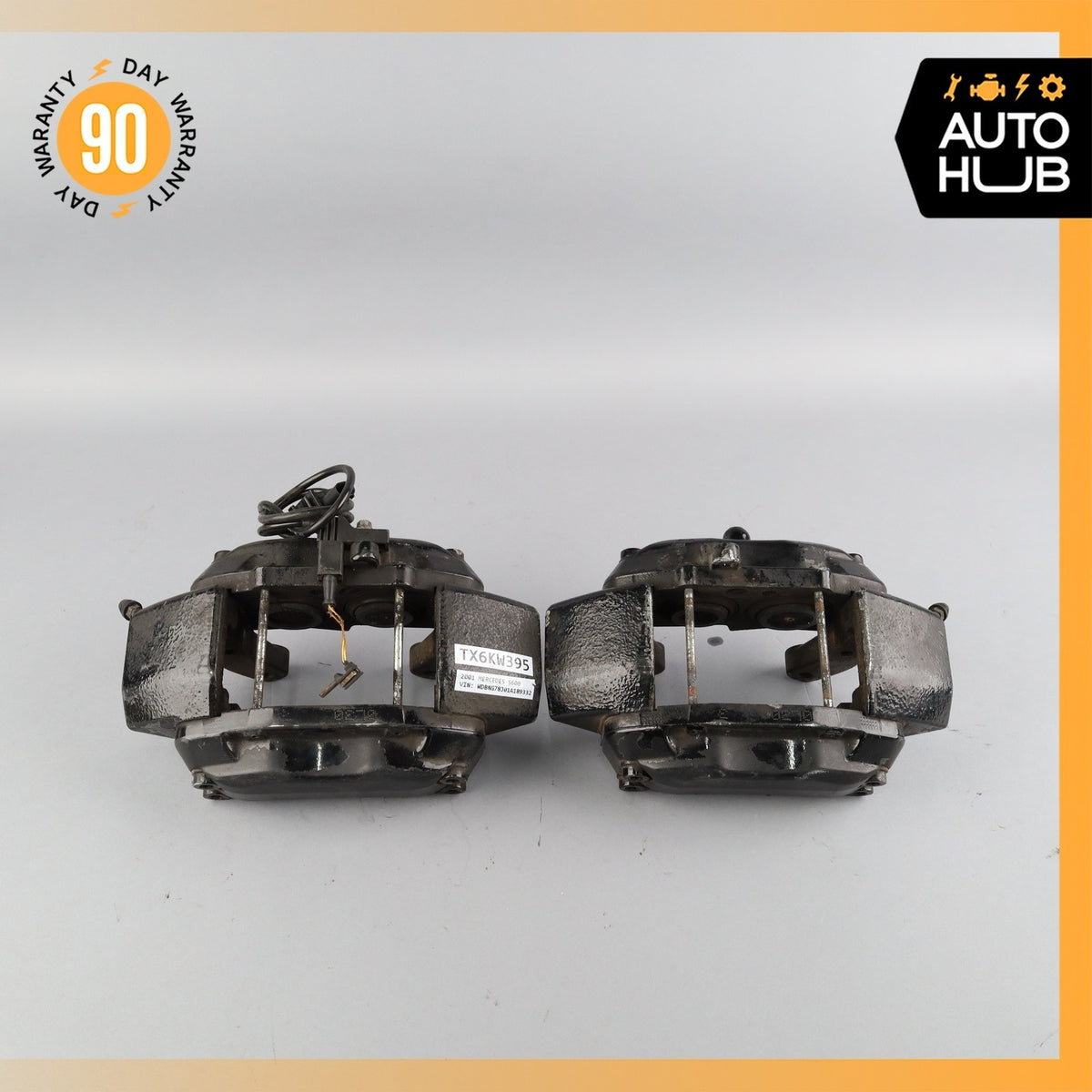 Mercedes W220 S600 CL600 Brake Caliper Calipers Front Left & Right Set OEM - photo 5