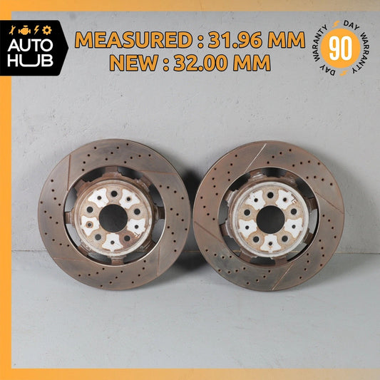 Maserati GranTurismo S M145 Front Brake Rotors Disc Left & Right Set 257141 OEM - photo 1