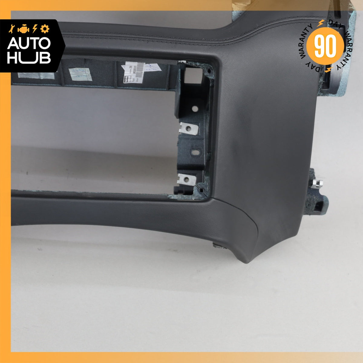 07-13 Mercedes W221 S600 S65 Dashboard Lower Driver Knee Cover Panel Black OEM - photo 3