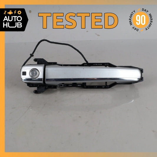 98-03 Mercedes W210 E430 E55 AMG Front Left Driver Side Door Handle Silver OEM - photo 1