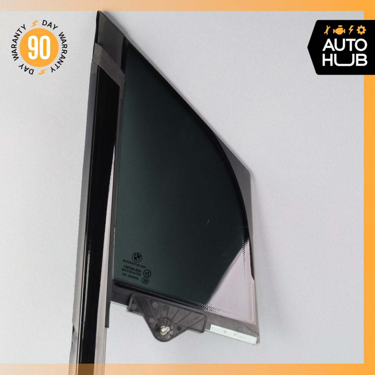 2016 BMW i3 I01 Front Left Driver Side Door Corner Window Glass OEM 49k - photo 6