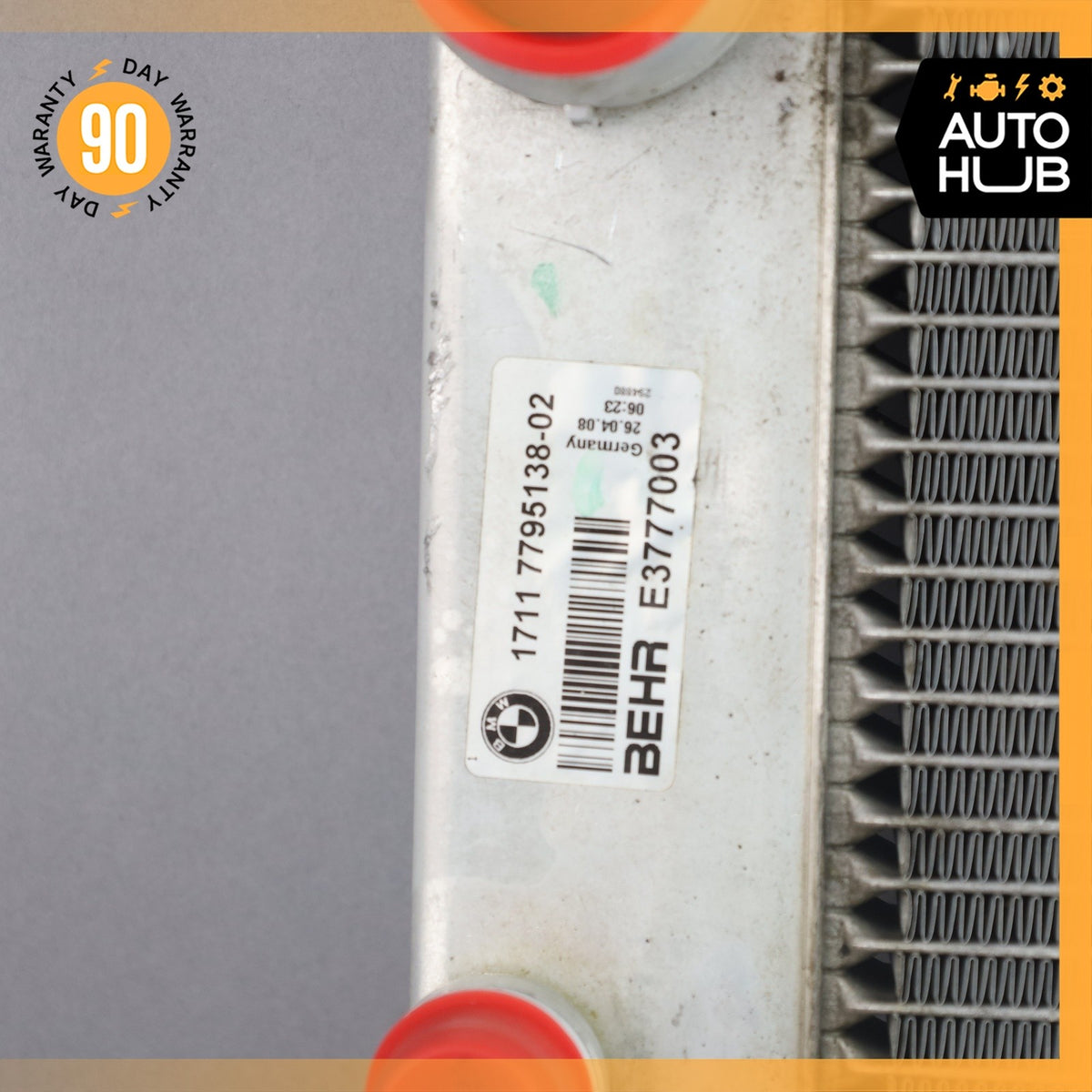 BMW E60 535i 535xi 3.0L I6 N54 Engine Motor Coolant Radiator OEM - photo 9