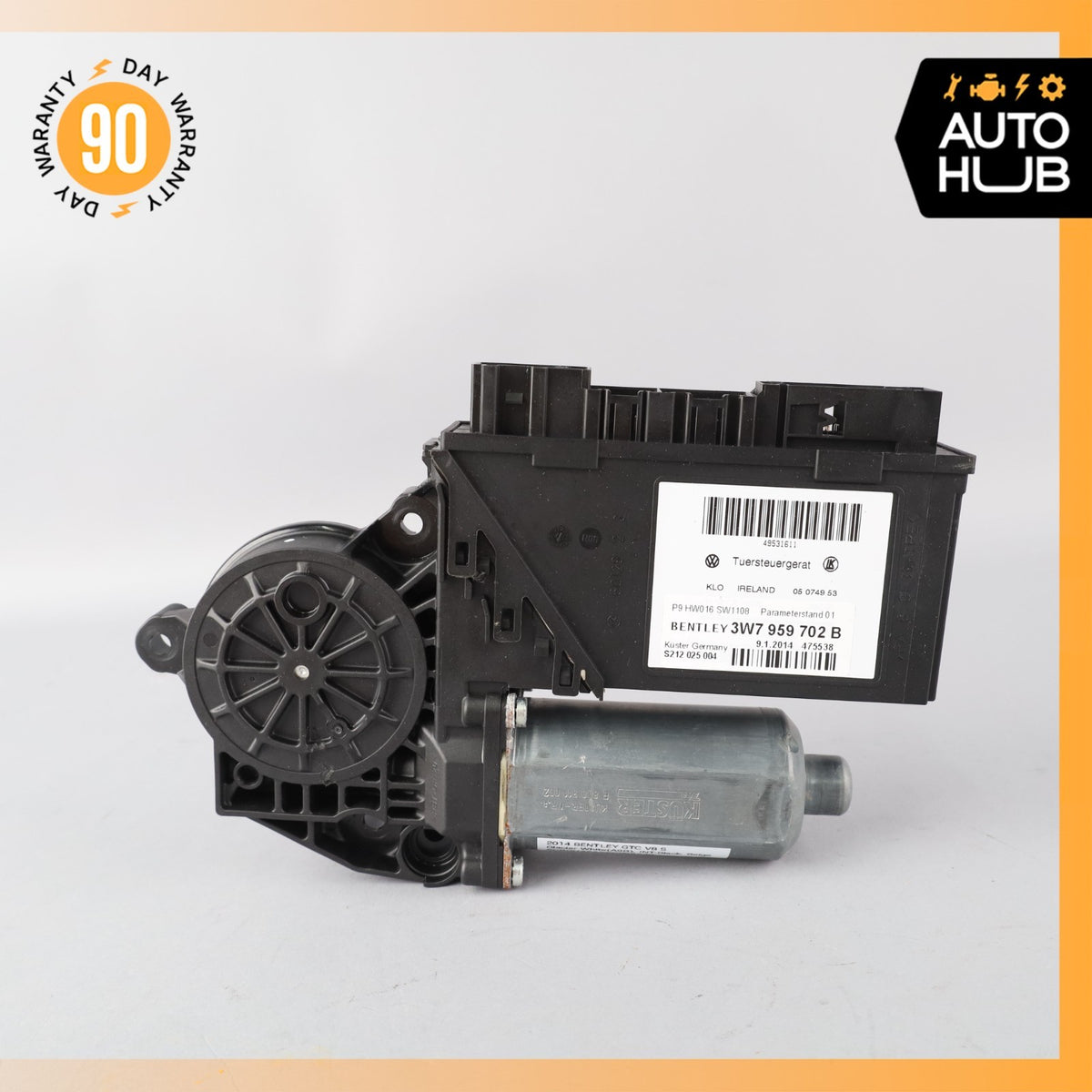 12-18 Bentley Continental GTC GT Front Right Door Window Regulator Motor OEM 49k - photo 2