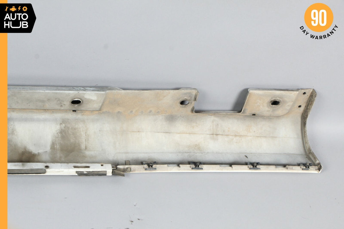 06-09 Mercedes W209 CLK350 CLK550 Base Left Rocker Molding Side Skirt White OEM - photo 8
