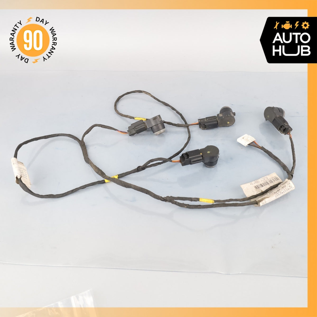 14-15 Maserati Quattroporte M156 Rear Bumper Parking Wire Harness w/ Sensor OEM - photo 9