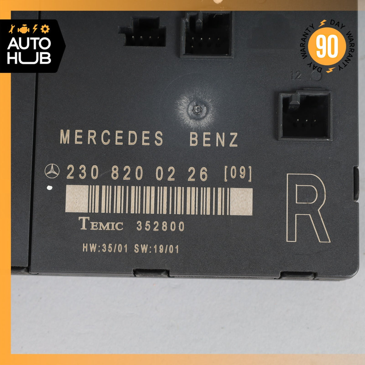 03-12 Mercedes R230 SL500 SL550 SL55 AMG Door Control Module Right Side OEM - photo 9