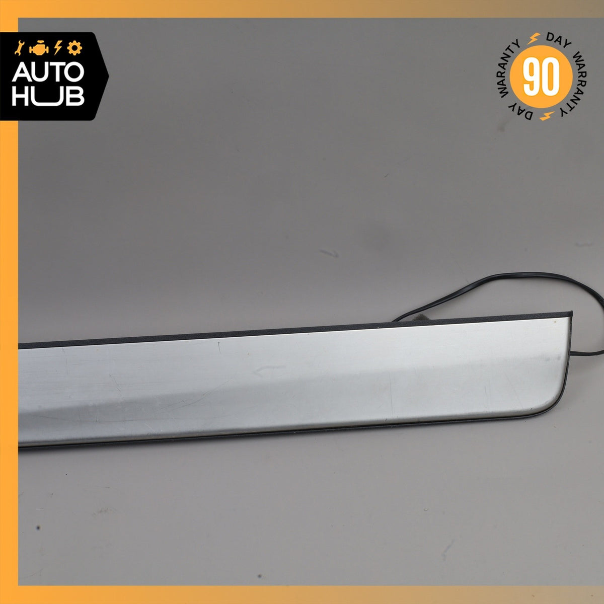 17-22 Infiniti Q60 Front Left Illuminated Door Step Sill Panel OEM 71k - photo 5