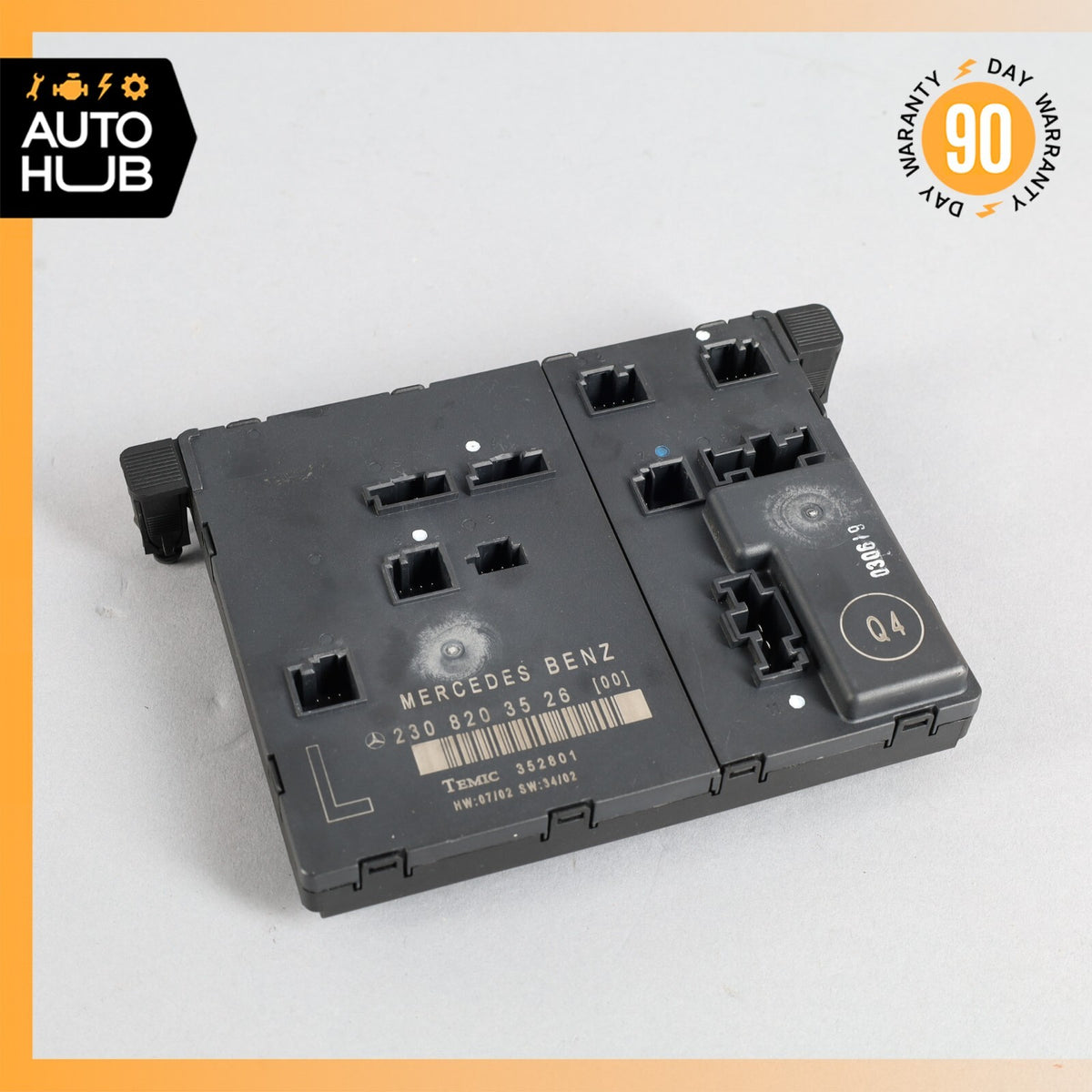 03-12 Mercedes R230 SL500 SL550 Door Control Module Left Driver Side OEM - photo 1