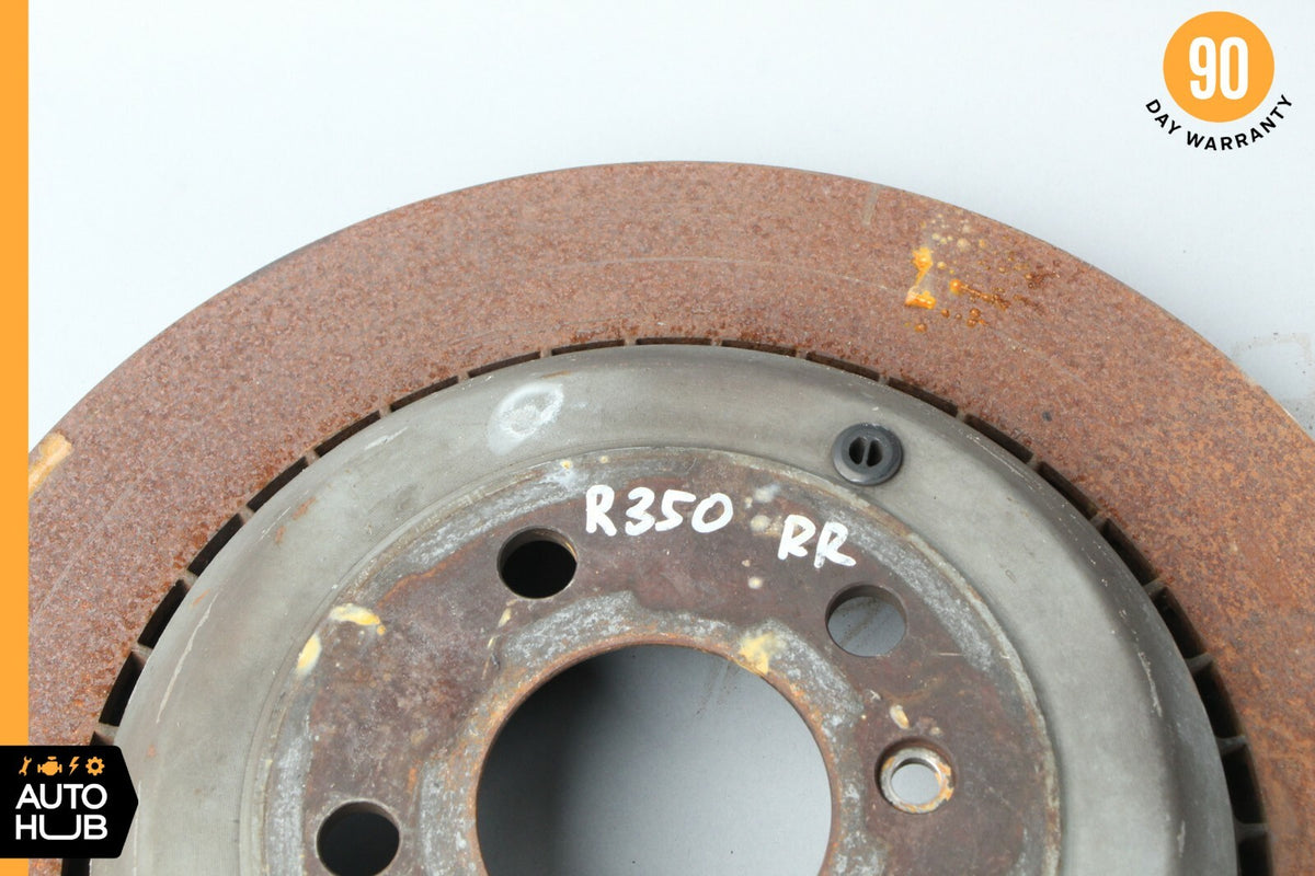 06-13 Mercedes W251 R350 ML450 Rear Brake Rotors Disc Left and Right Set OEM - photo 5
