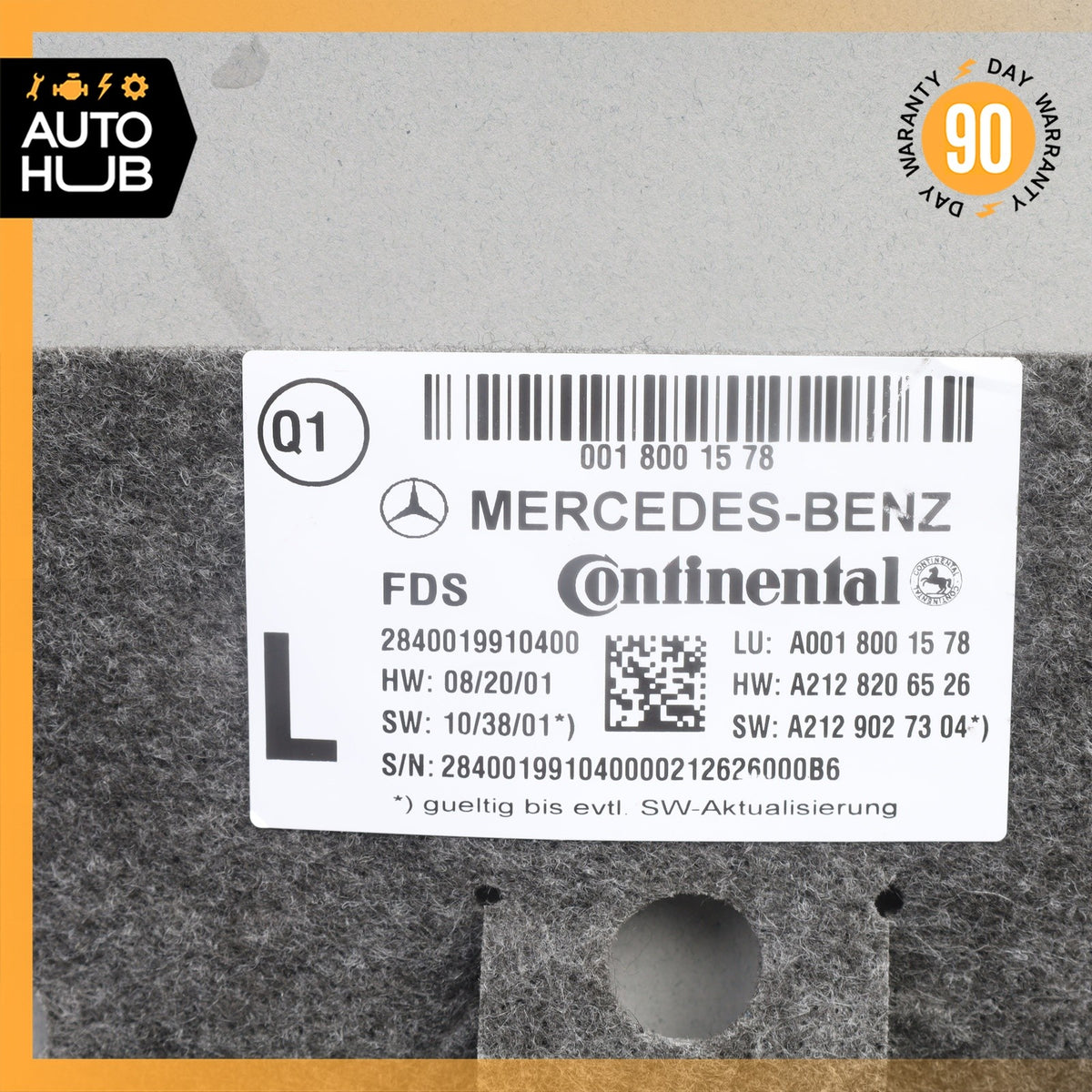 10-16 Mercedes W212 E350 E550 Front Left Upper Seat Cushion Bladder Bolster OEM - photo 10