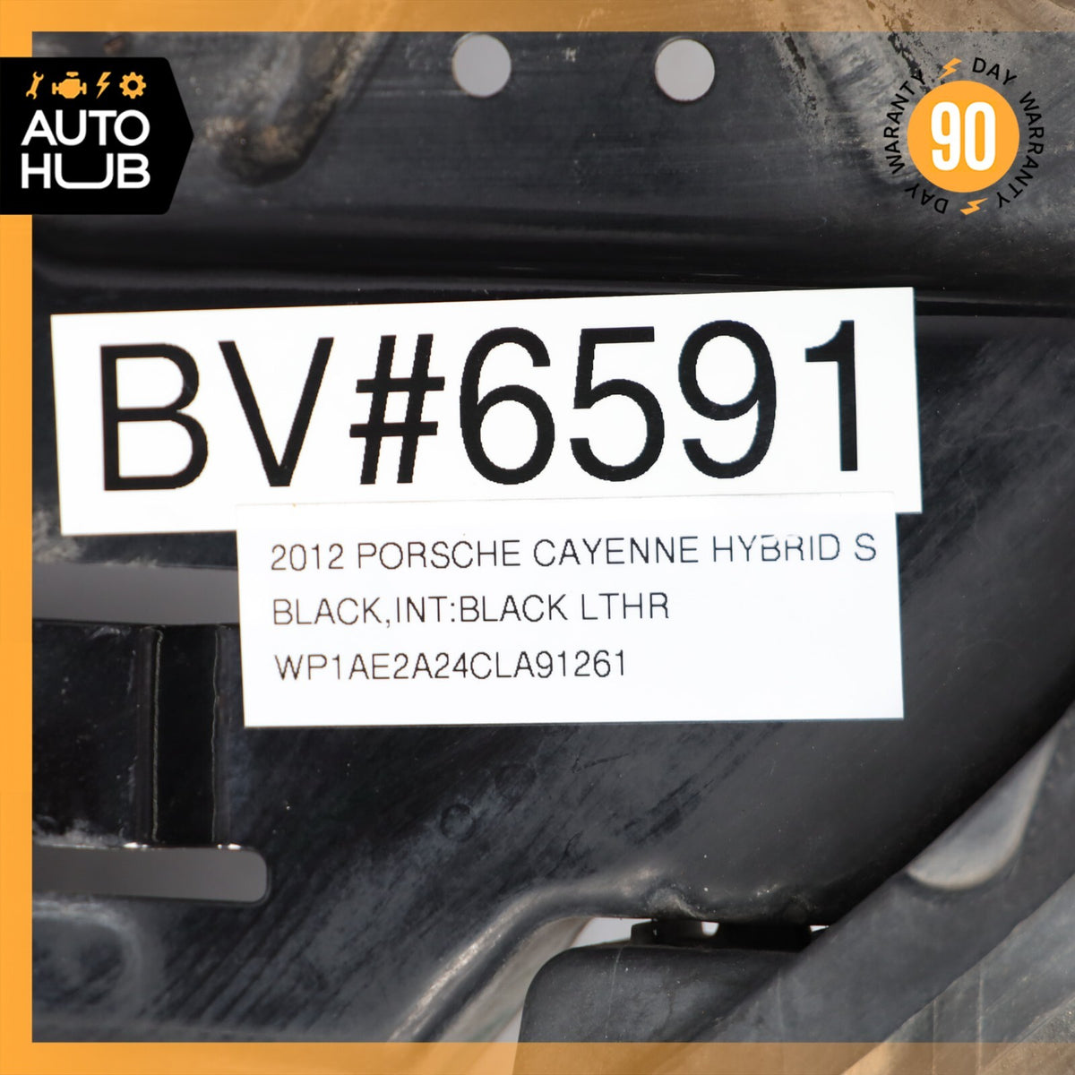 11-14 Porsche Cayenne 958 Hybrid S Left Driver Side Fender Assembly Black OEM - photo 21
