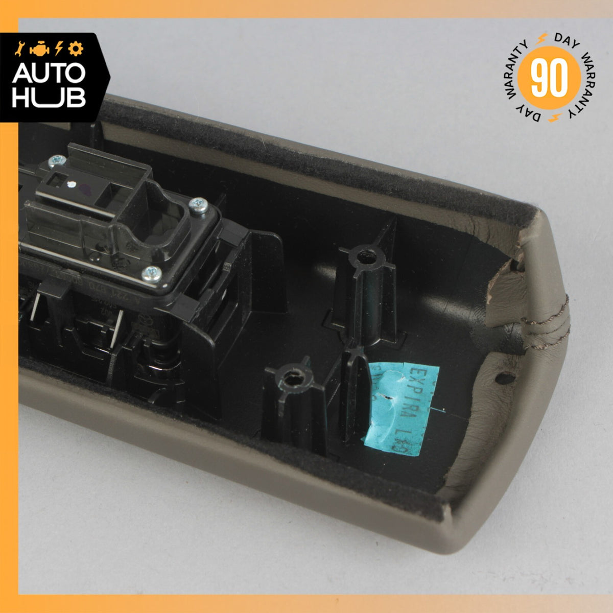 07-10 Mercedes W216 CL550 Front Right Side Door Window Switch Trim Designo OEM - photo 7