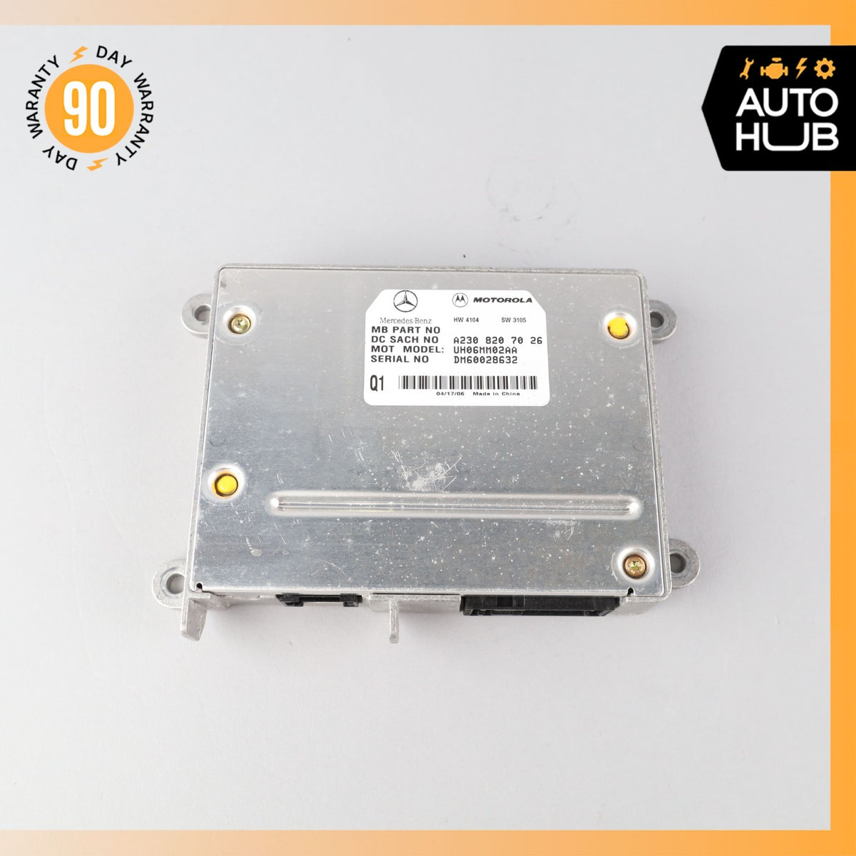 06-12 Mercedes R230 SL550 E350 Communication Control Module 2308207026 OEM - photo 2