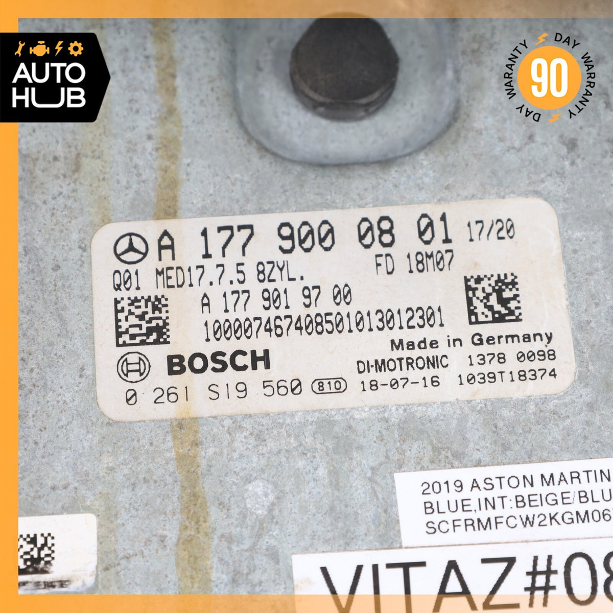 18-23 Aston Martin DB11 M177 ECU Engine Control Module Unit OEM 7K MILES - photo 14