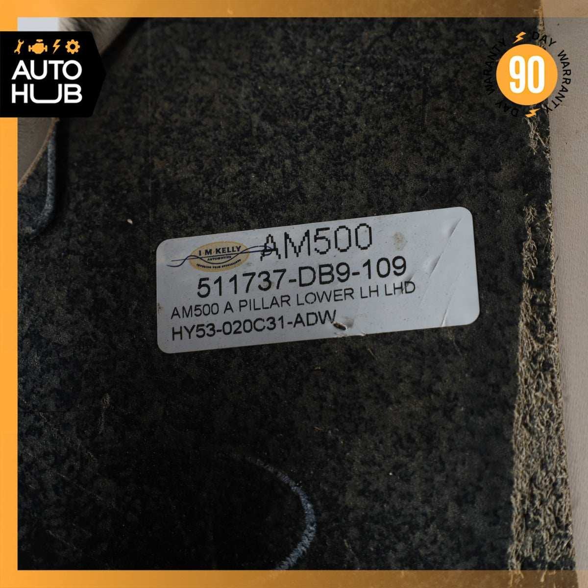 19-23 Aston Martin DB11 Front Left Side Lower A-Pillar Kick Panel Trim OEM - photo 17