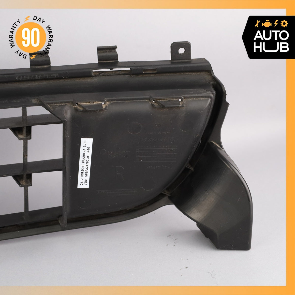 14-16 Porsche Panamera 970 Front Center Bumper Mesh Grille OEM - photo 14