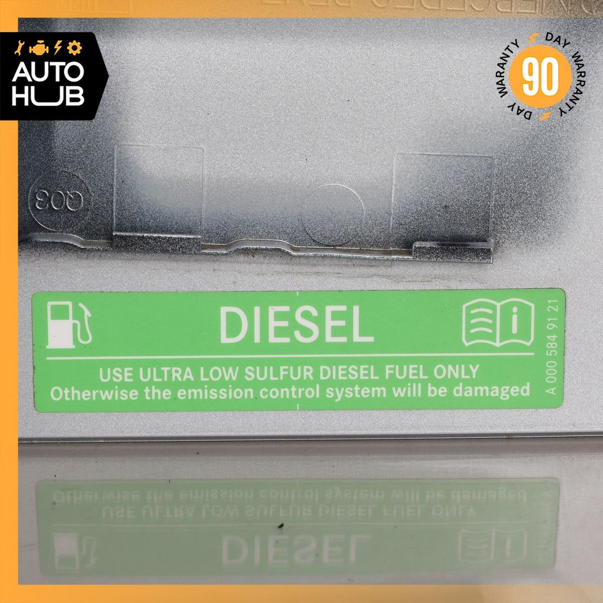 Mercedes W212 E350 E250 E550 E63 AMG Fuel Gas Tank Door Lid Cover Silver OEM - photo 5